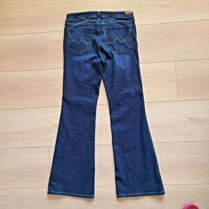 Ariat Flare Perfect Rise‎ Jeans 31 Blue Medium Wash 5-pocket Western Denim